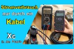 Bild: Stromverbrauch nur durch ein Kabel