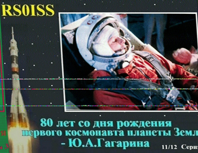 SSTV von der ISS - 12. April 2015