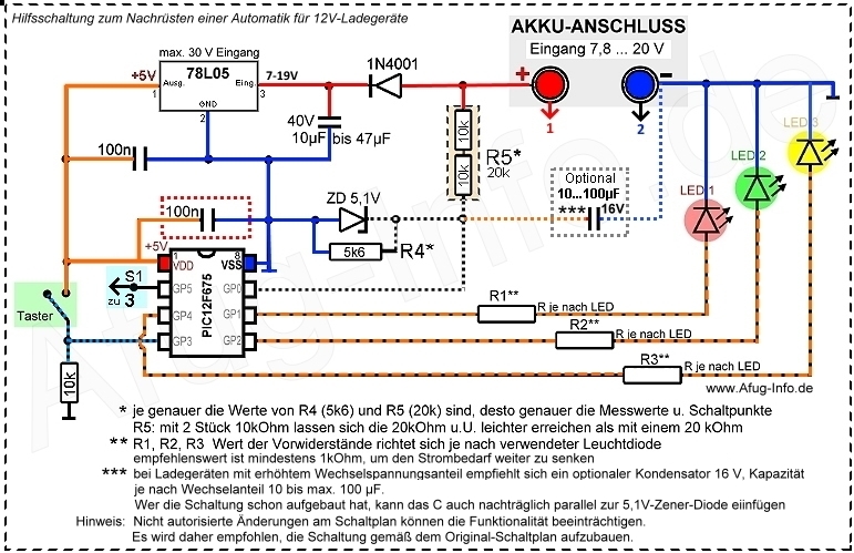 Doppelbatteriesystem, Der Schaltplan. Die zweite Batterie k…