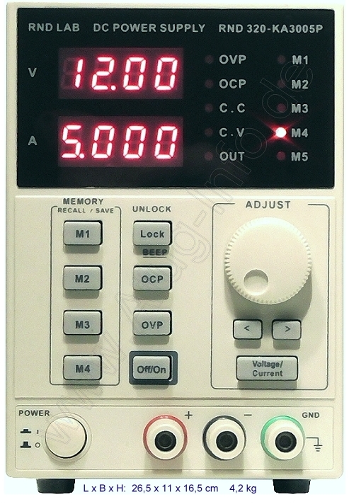 Bild: Labornetzteil RND 320-KA3005P