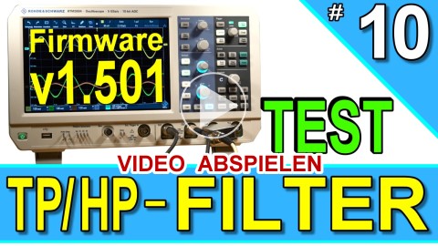 Video-Vorschau: Rohde & Schwarz RTM3004: Tiefpass-/Hochpass-Filter