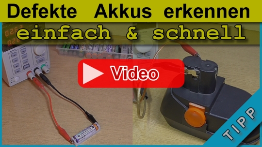 Video-Vorschau: Defekte Akkus erkennen - schnell und einfach